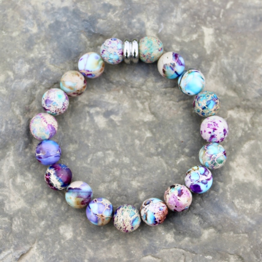 Purple Blue Imperial Jasper