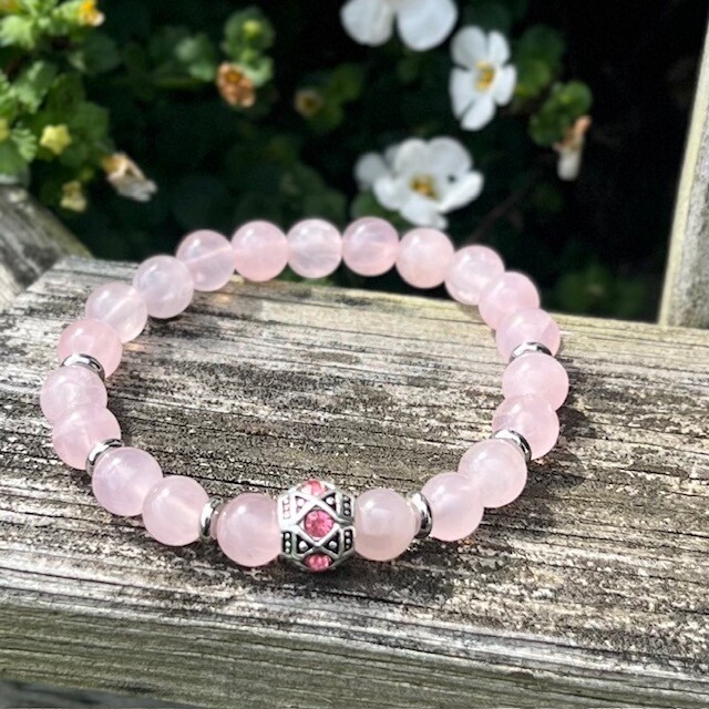 rose quartz bracelet