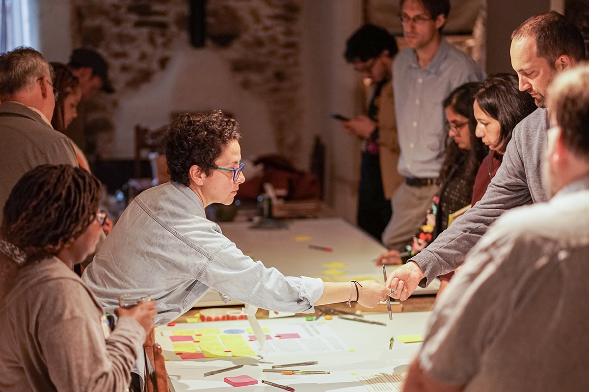 Meedan team members at a 2016 retreat