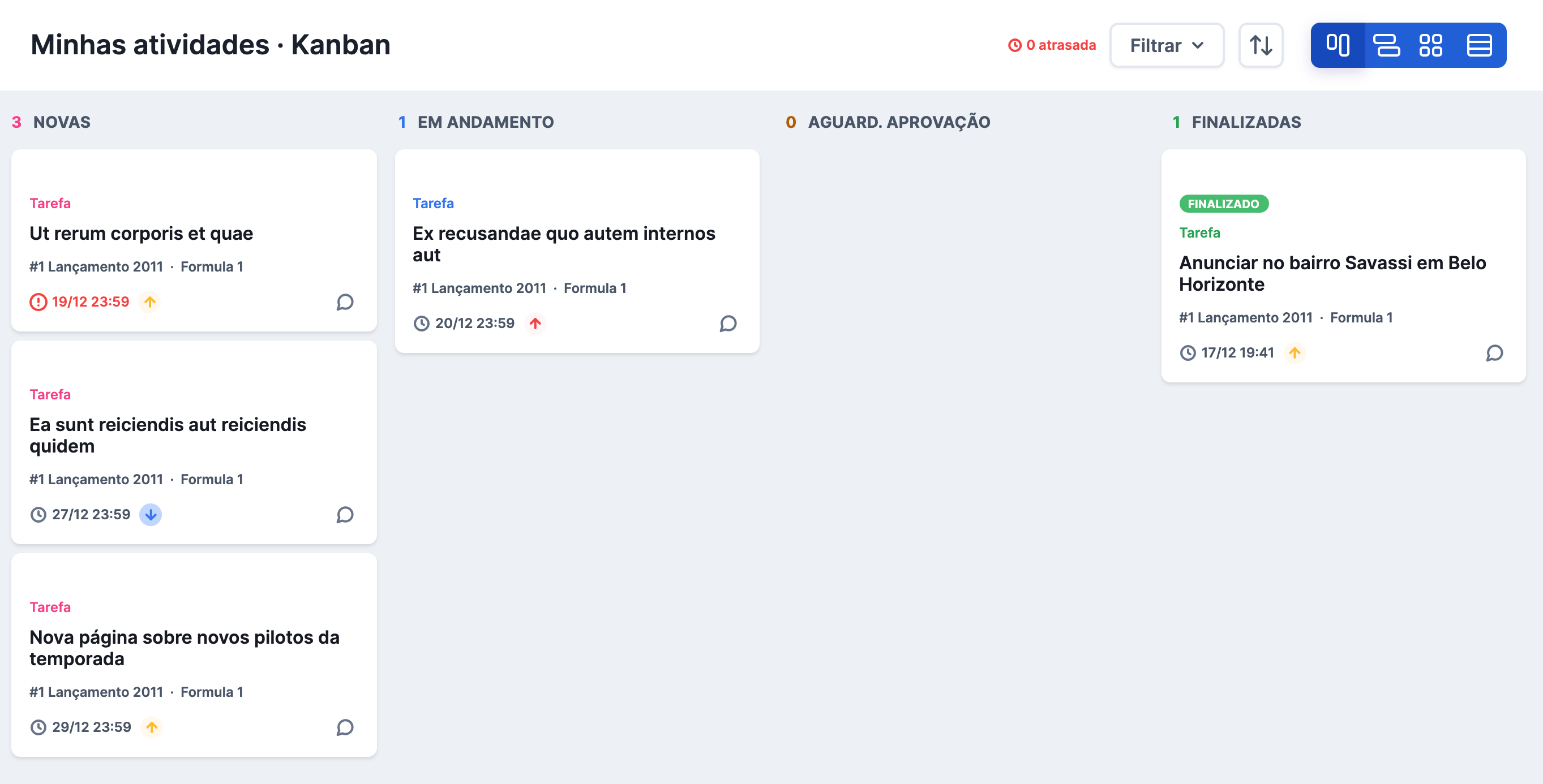 a interface antiga do studio