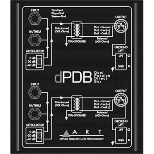 Art dPDB 2-Channel Passive Direct Box