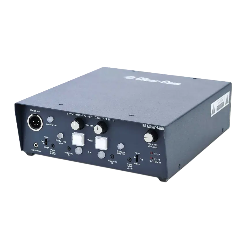 Clear-Com 2 Channel Base Station - Tabletop