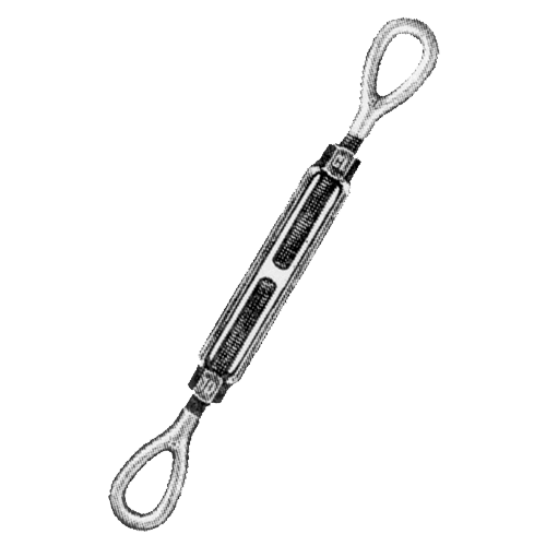 Galvanized Steel Turnbuckle Eye to Eye