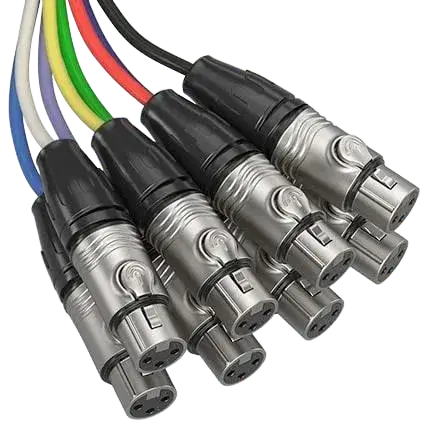 XLR Patch Snake - 8 Channel - 15'