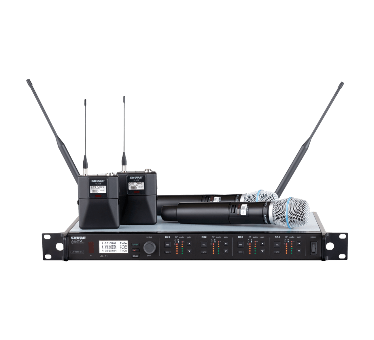 Shure ULX-D 2-Channel Wireless System