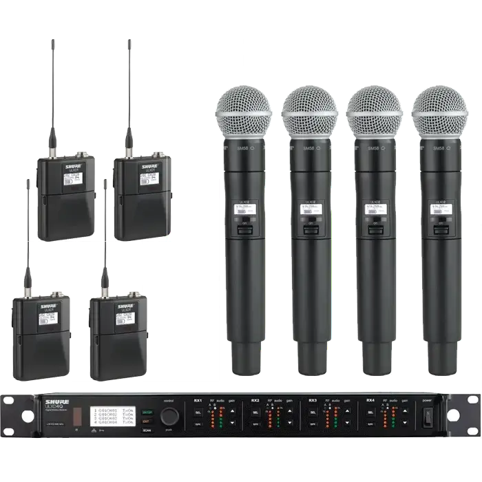 Shure ULX-D 4-Channel Wireless System