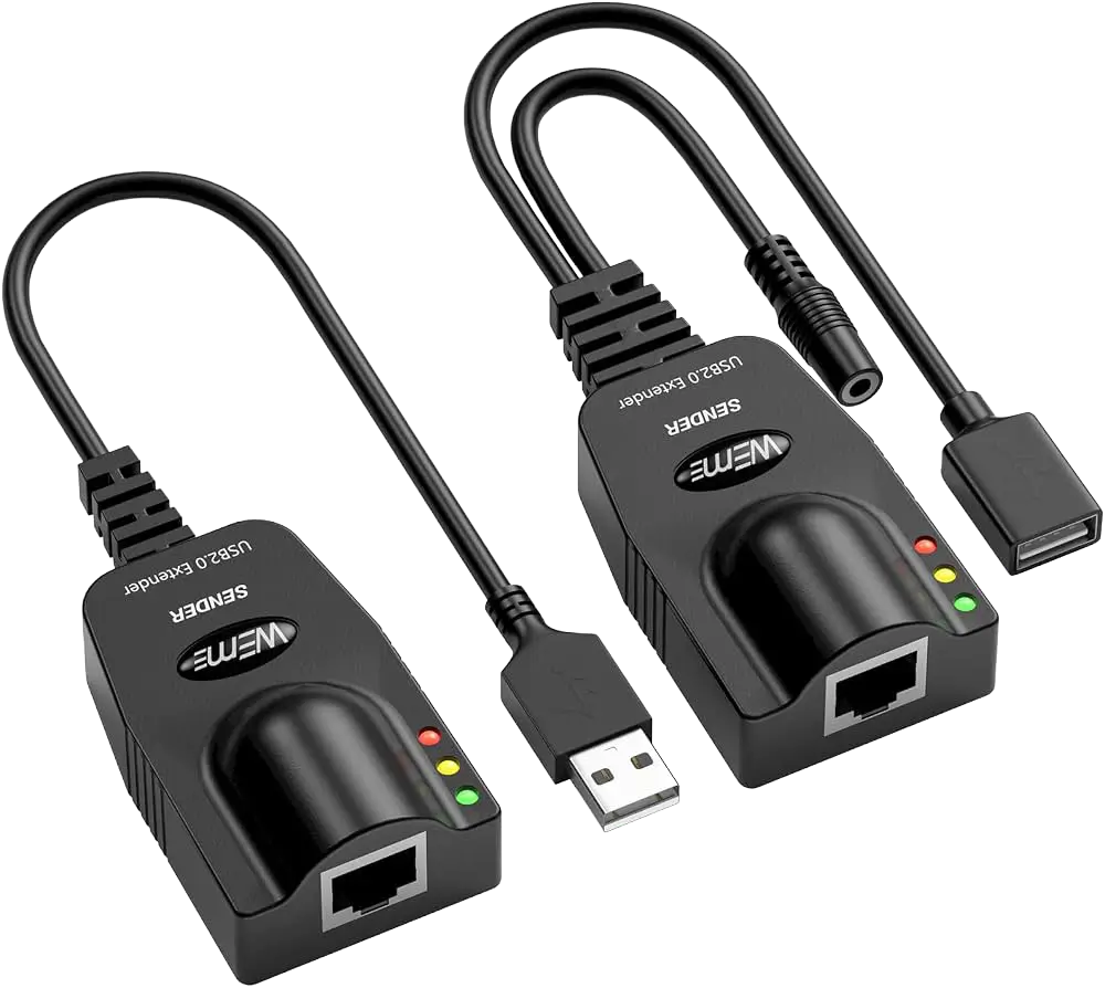 WeMe USB 2.0 over CAT5 Extender Kit