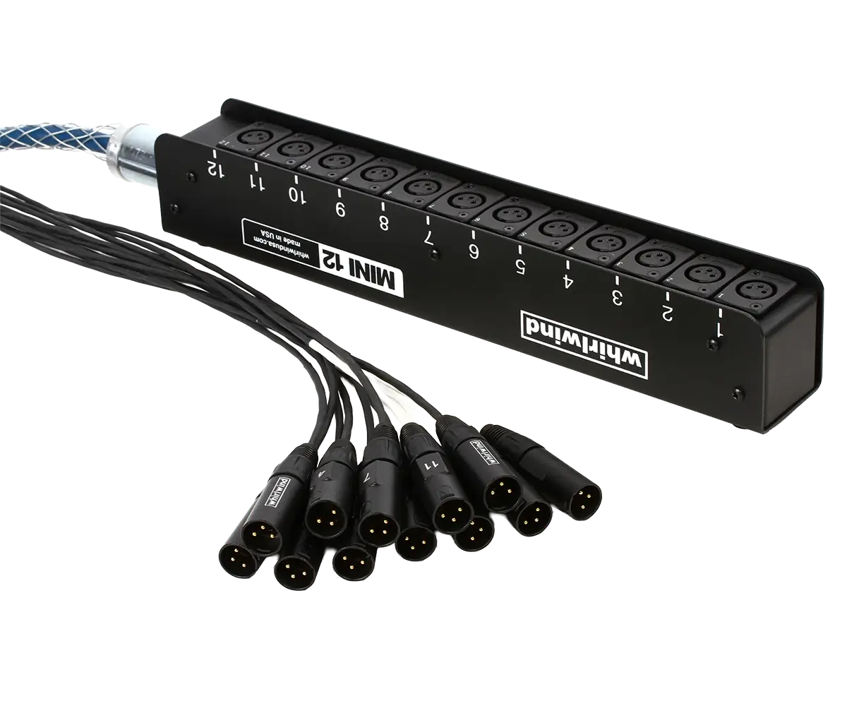 Whirlwind Mini 12-Channel Snake