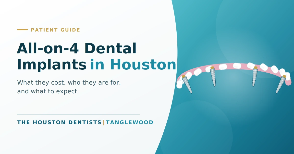 How Much Do All-on-4 Dental Implants Cost in Houston? A Tanglewood Dentist's Guide