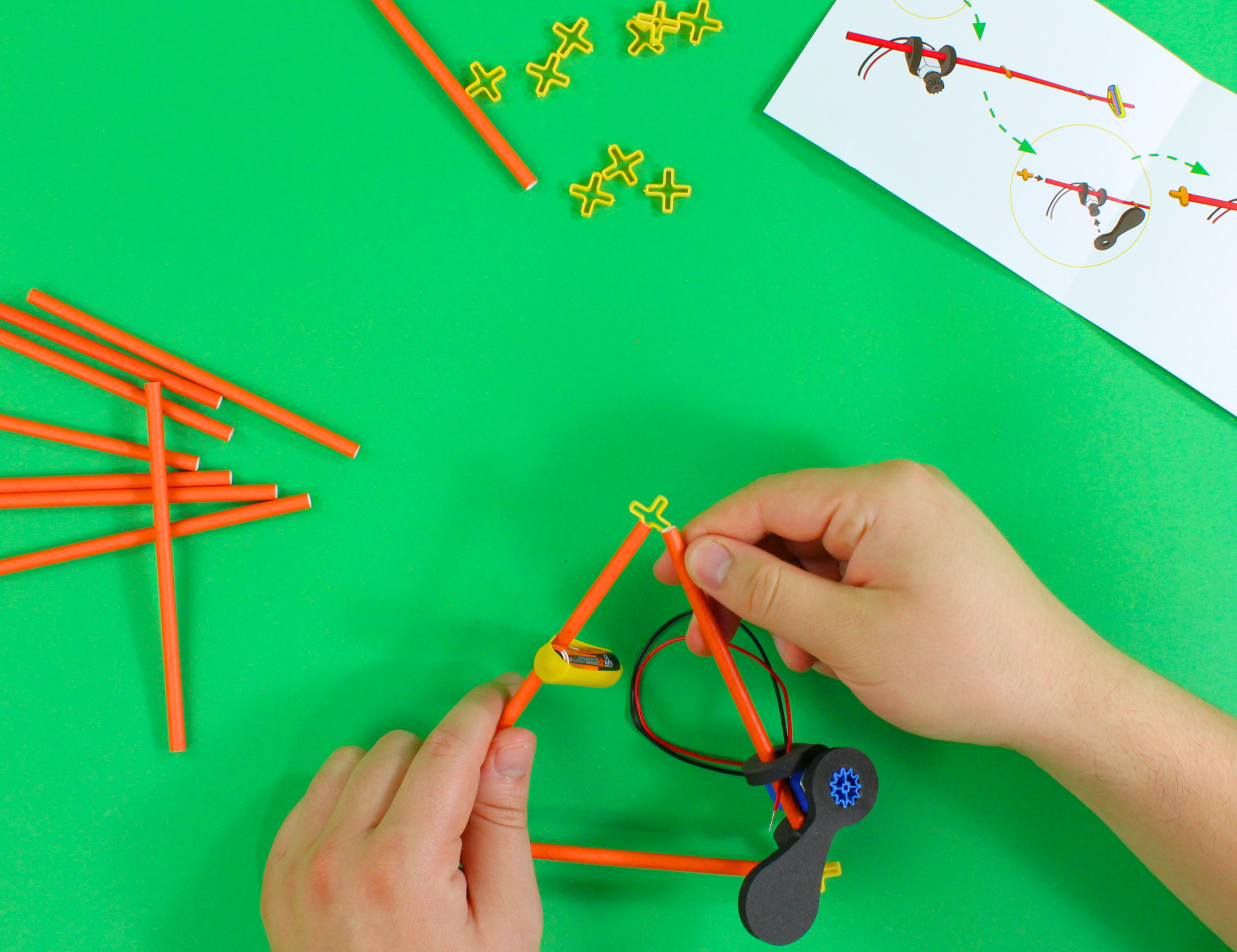 Children designing and testing engineering prototypes with Sparks kits