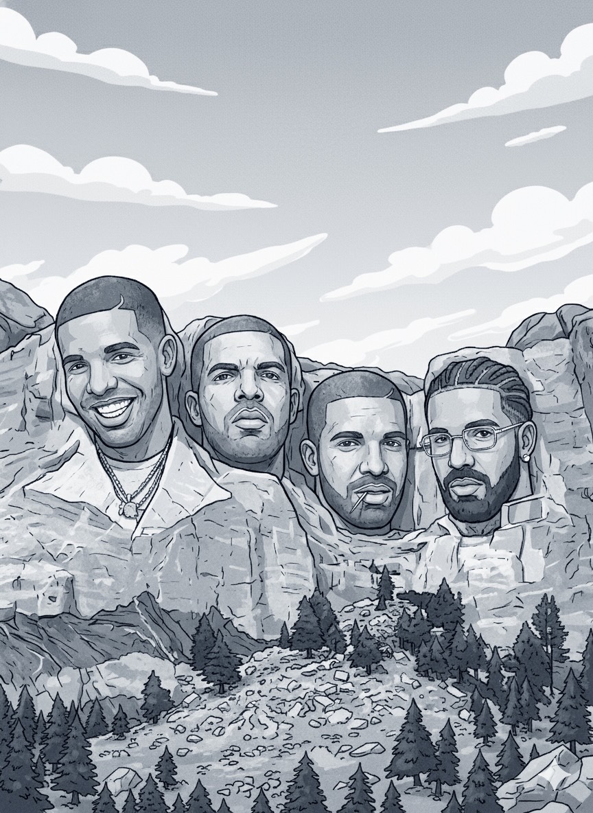 Drake era mount rushmore hero image