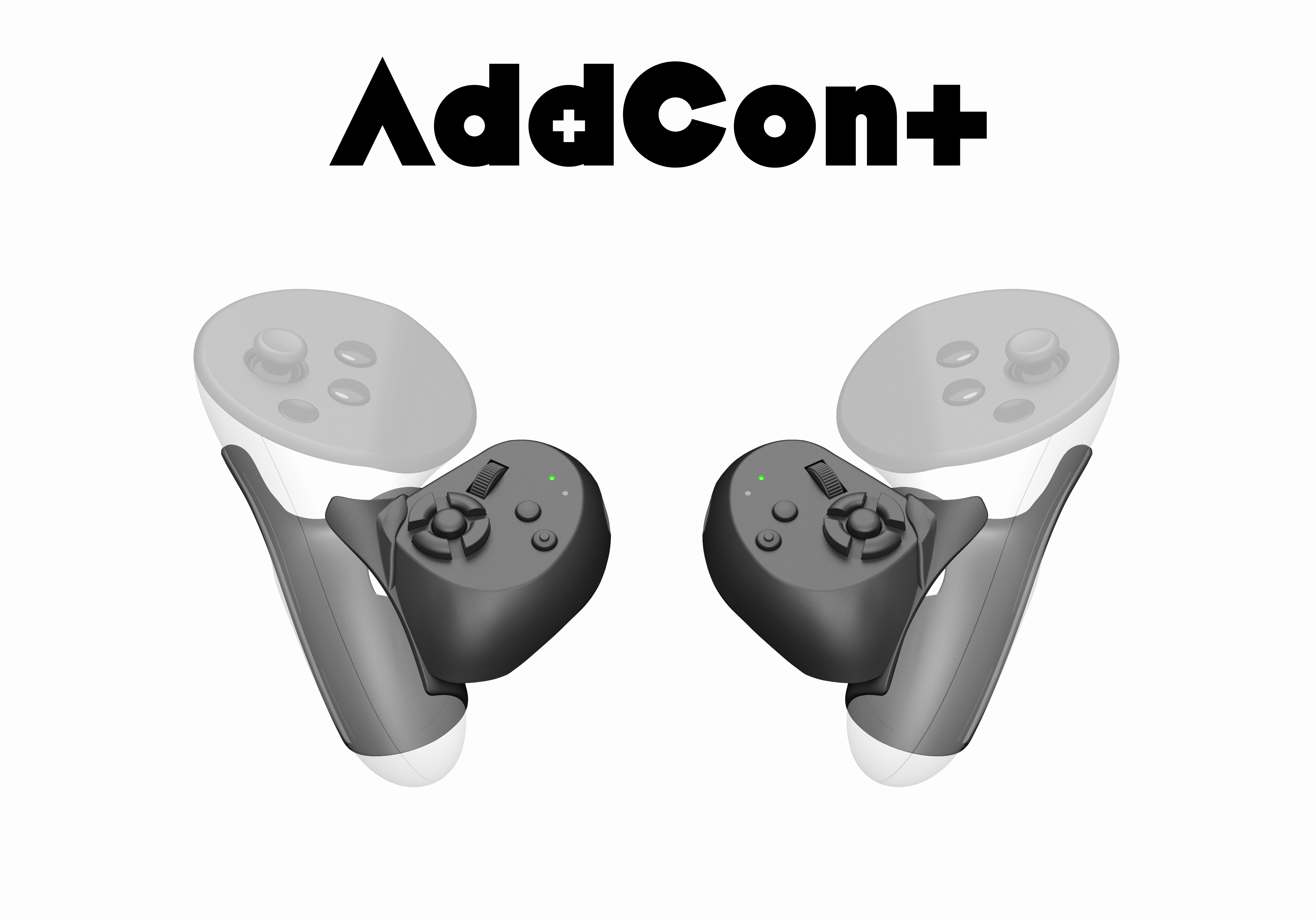  Quest 3 Pro コントローラー ContactSheetセット AddCon+ - Add-on Finger Tracking and buttons for Meta Quest | Shiftall