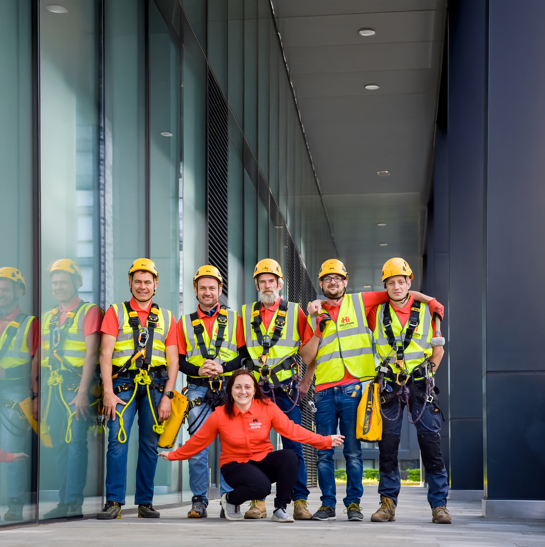Example of rope access services in Dunfermline