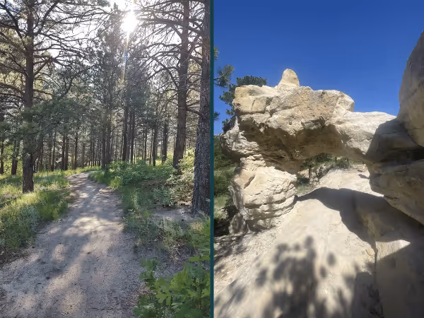 Views from High Arches Trail and Ute Valley Loop, a dog-friendly trail in Colorado Springs