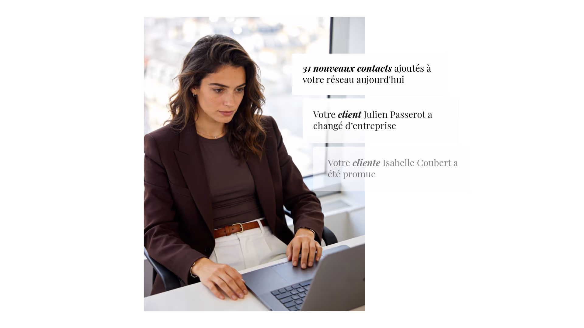 Une avocate reçois des notification du crm anaba