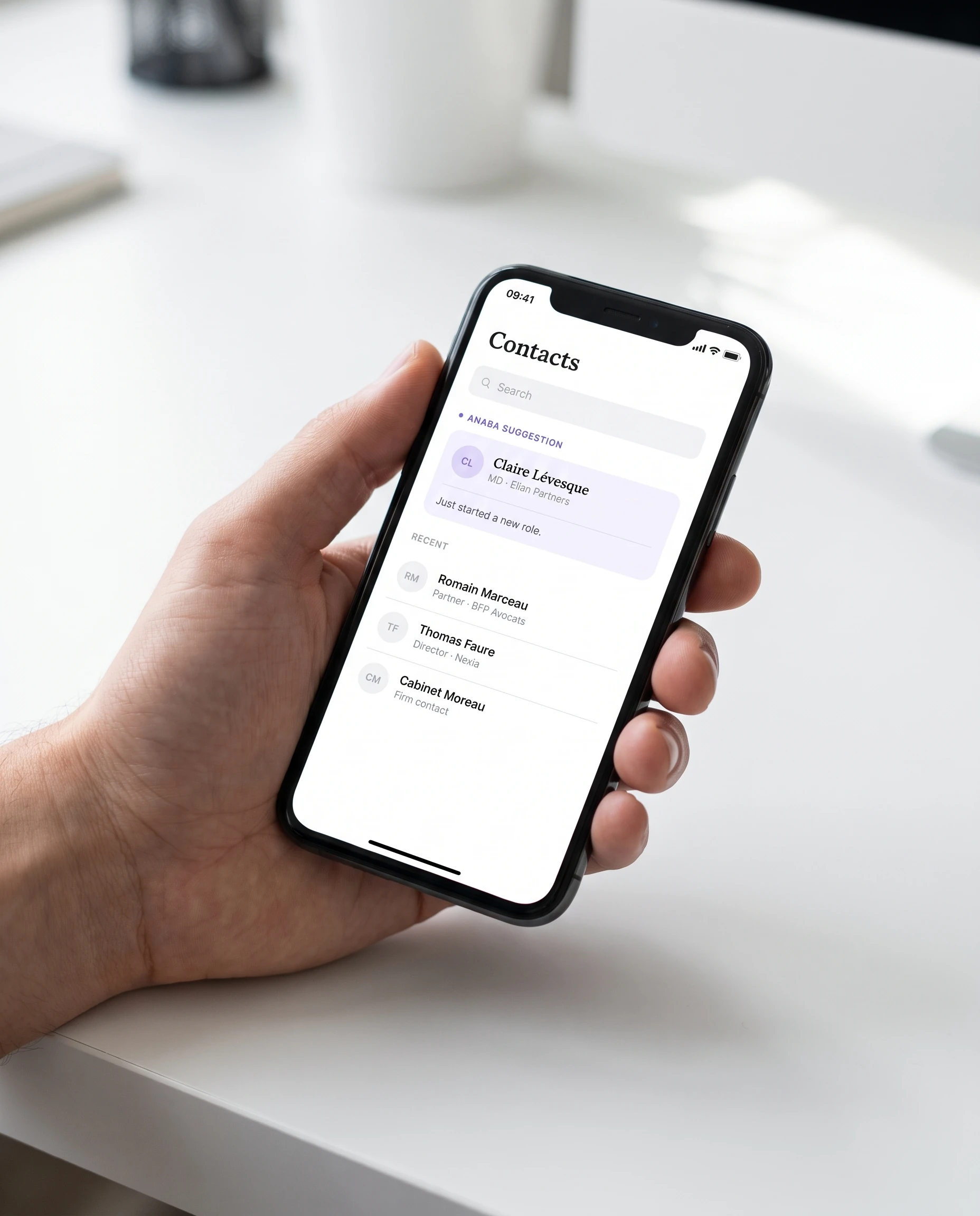 Automatic Anaba CRM available on computer, tablet or phone