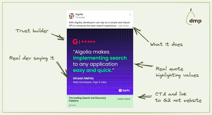 Developer Markepear testimonials