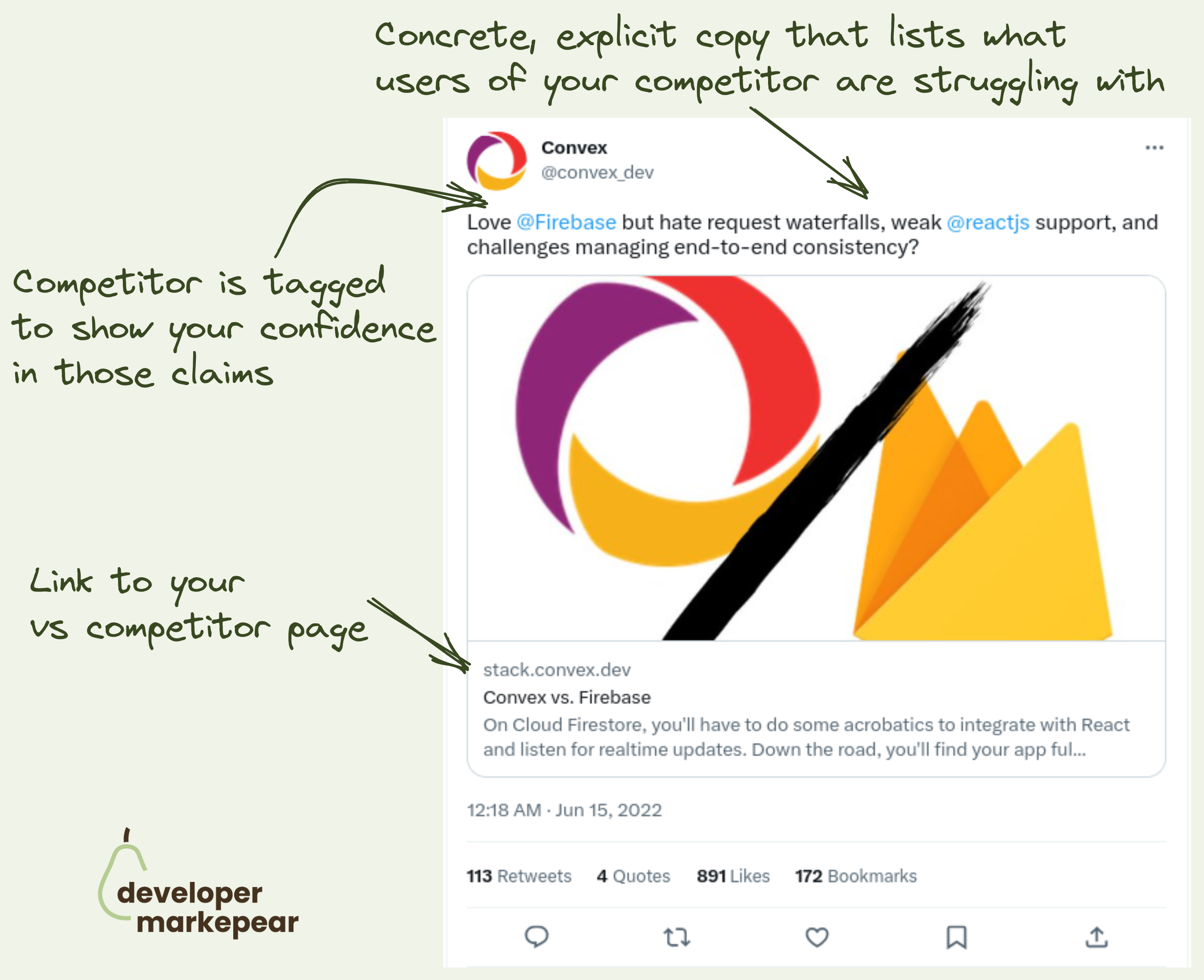 Developer Markepear testimonials