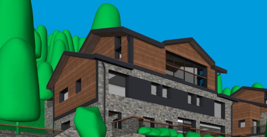 Projeto de Loreto Romero no SketchUp, antes da IA
