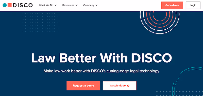 DISCO - AI tools for lawyers