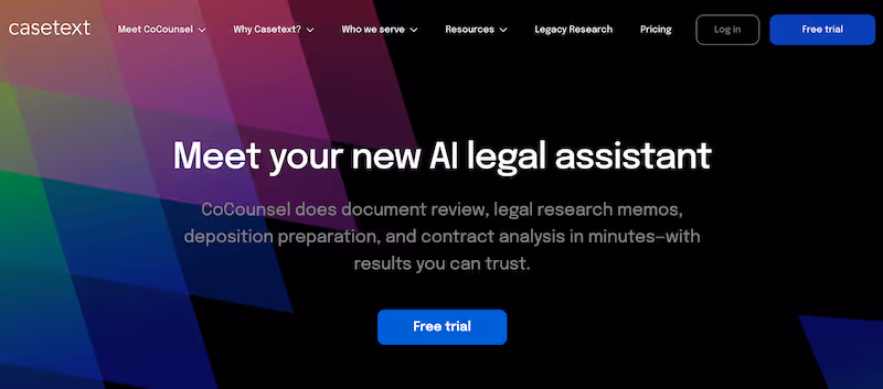 Casetext - AI tools for lawyers