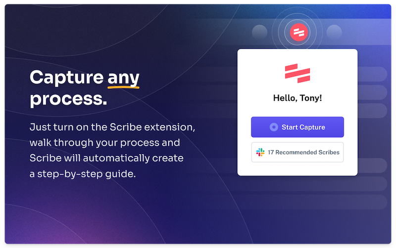 Capture any process with Scribe - Start an MSP