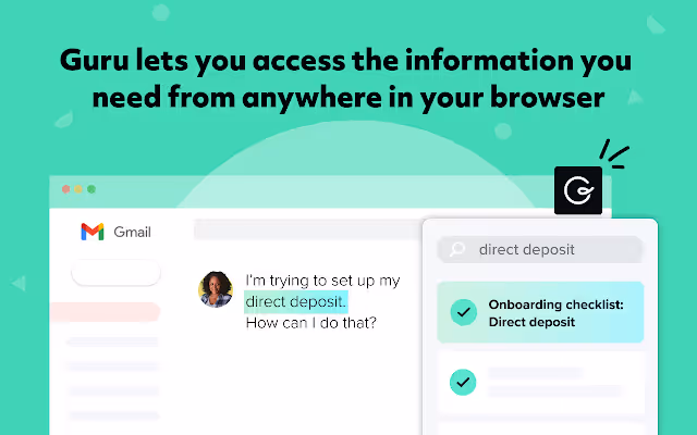 Guru - Virtual Training Chrome Extension