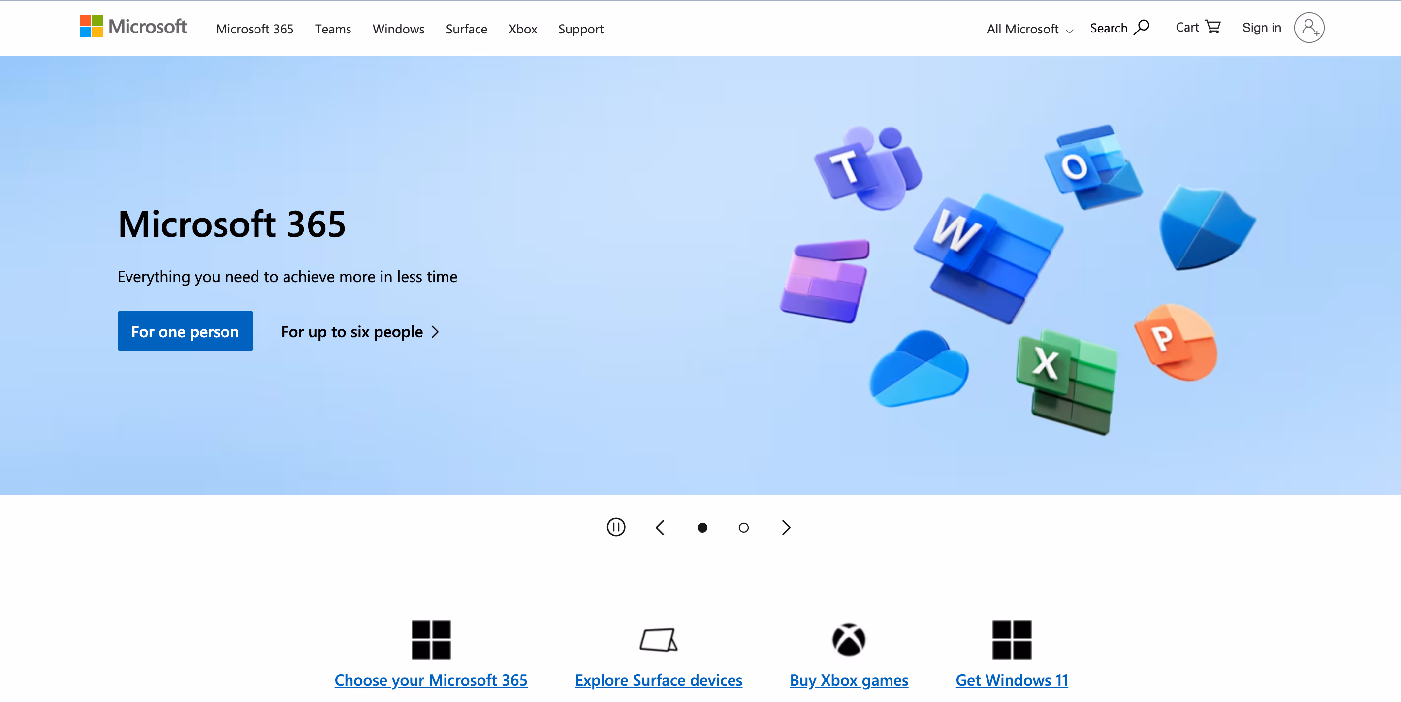 Digital Transformation example: Microsoft 365