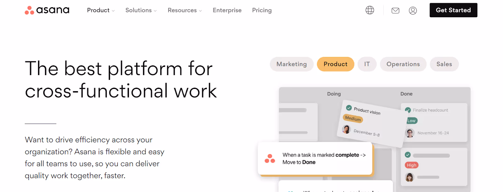 Asana: Change management extensions