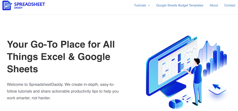 Spreadsheet Daddy Home Page - Excel & Google Sheets Tips