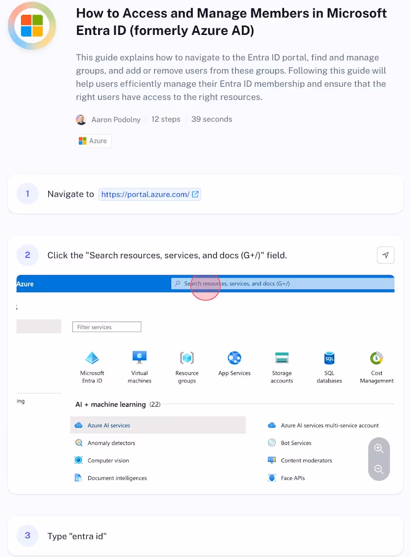 How to Access and Manage Members in Microsoft Entra ID: workflow diagrams