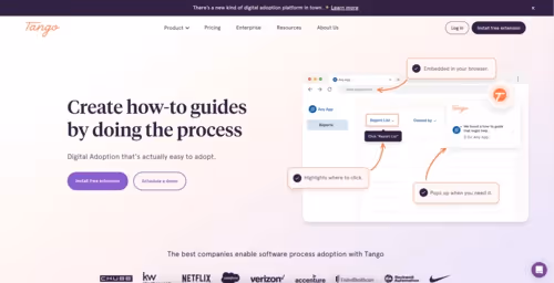 Tango home page - alternative to Steps Recorder