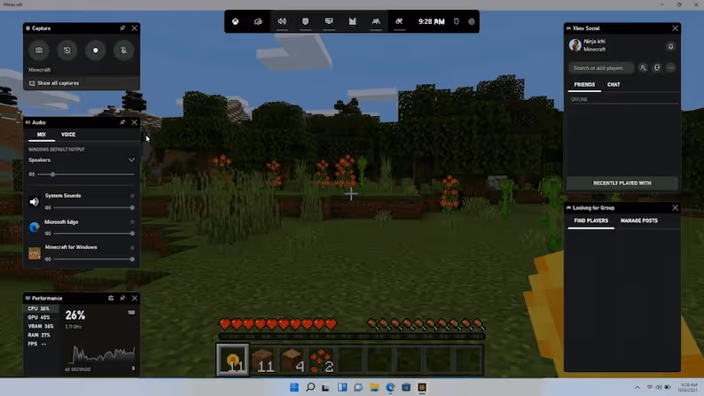 How to capture your screen with the Xbox Game Bar