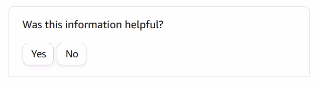 Amazon customer feedback - Help Center Examples
