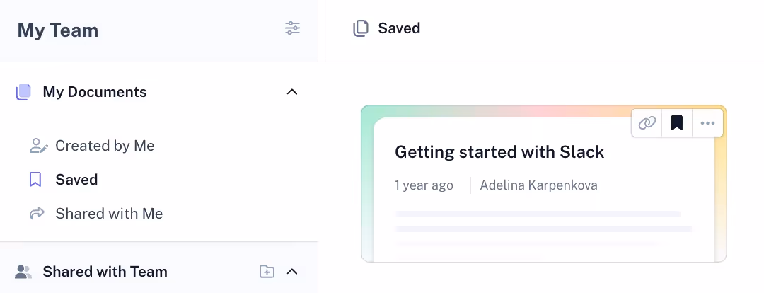 Saving most used Scribes