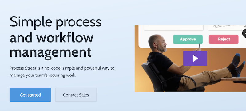 Process Street: continuous improvement software