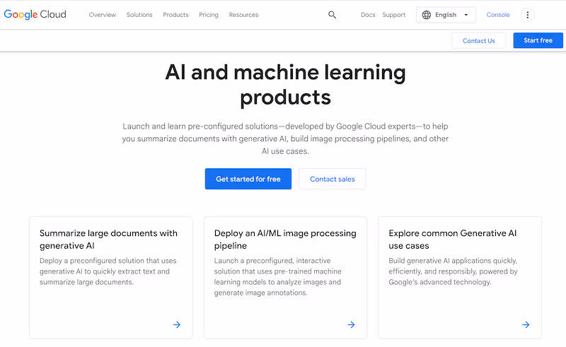 Google Cloud AI - AI knowledge management