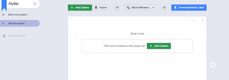 MyBib - technical writing chrome extension
