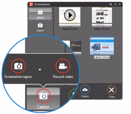Screenpresso: Windows screenshot tool & software