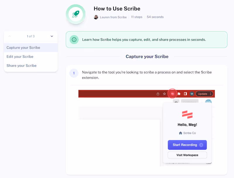 How to create a knowledge base with Scribe