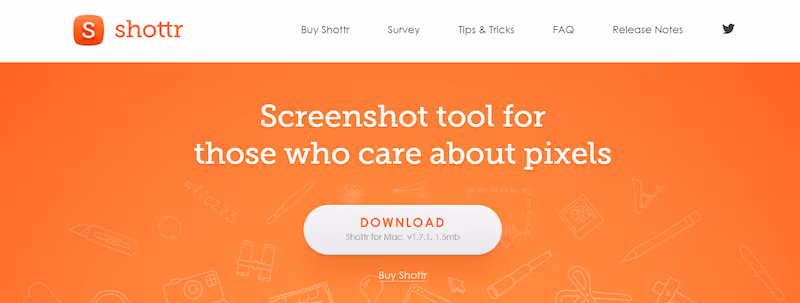 Shottr is a screenshot tool that captures long webpages for free.