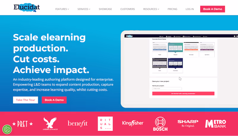 Elucidat - tools for instructional design