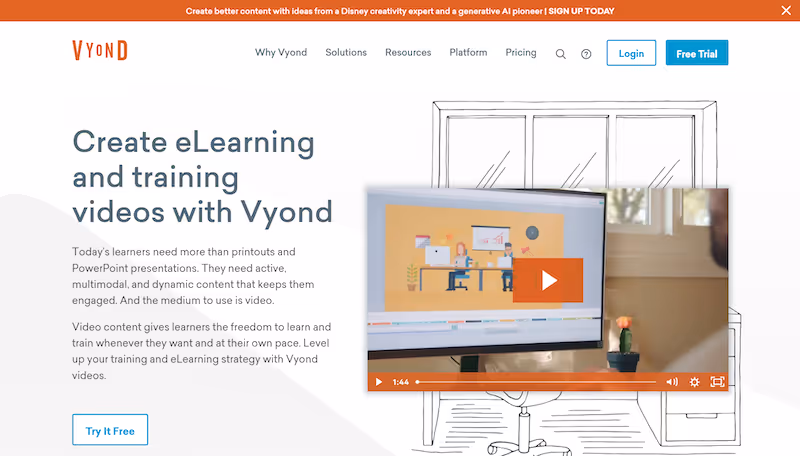 Vyond - tools for instructional design