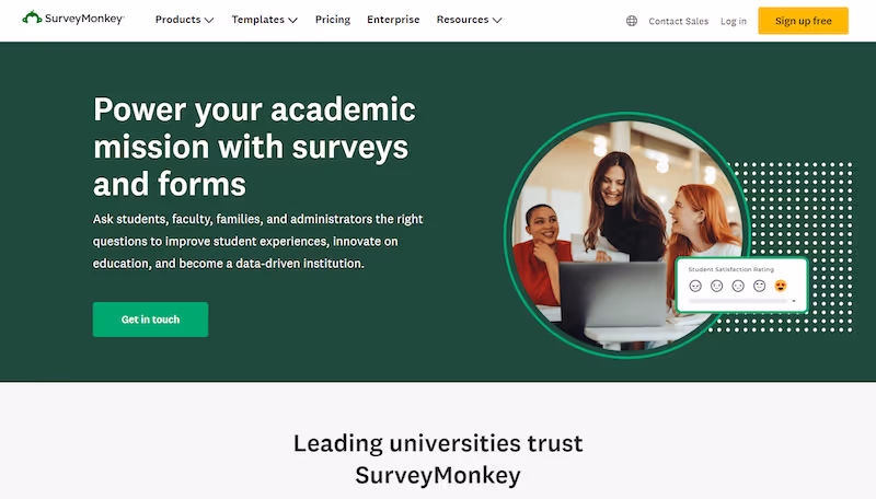 SurveyMonkey - tools for instructional design