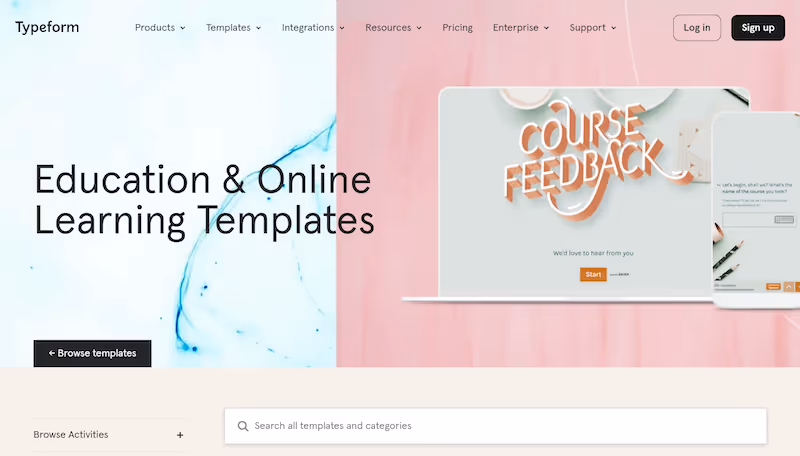 Typeform - tools for instructional design