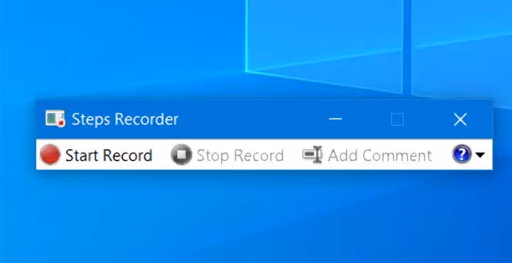 Windows Steps Recorder