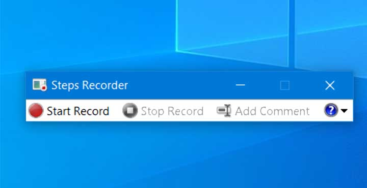 Windows Steps Recorder