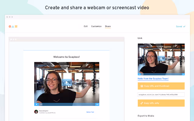 Soapbox - training video Chrome extension