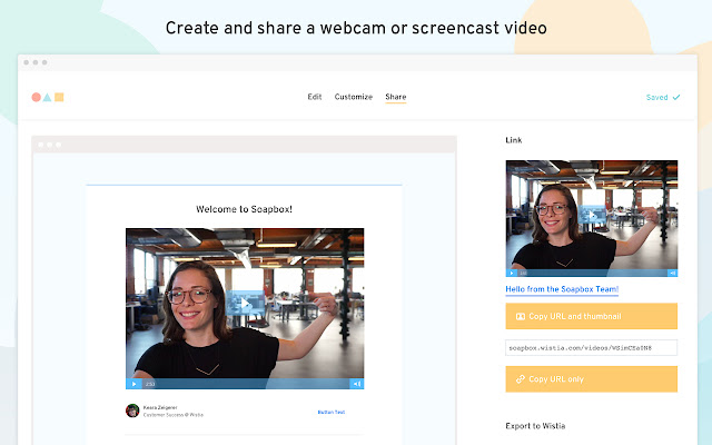 Soapbox - training video Chrome extension