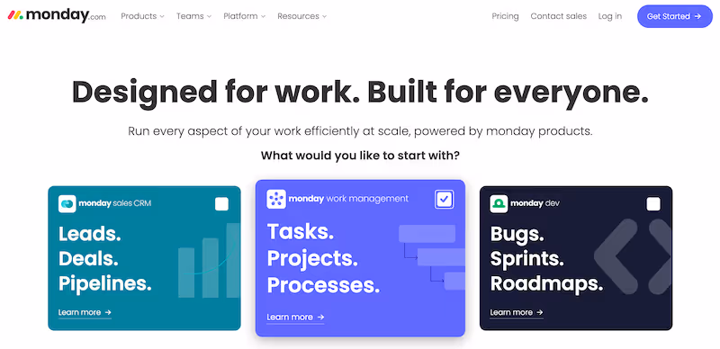 Monday.com - AI tools for project management